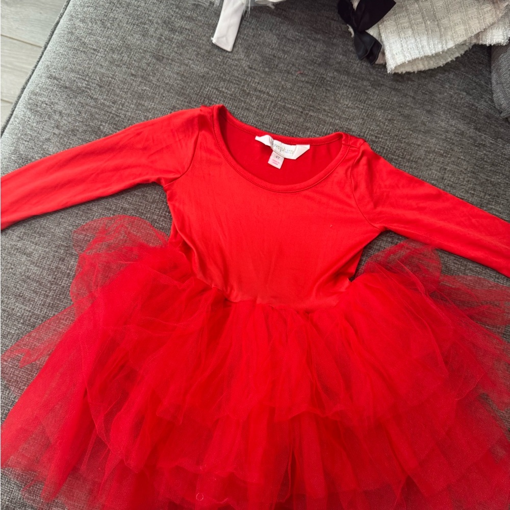 Iloveplum Red Tutu Dress for Kids